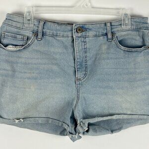 Sofia Jeans by Sofia Vergara Chi Shorts Size 10 Blue High Rise 99% Cotton